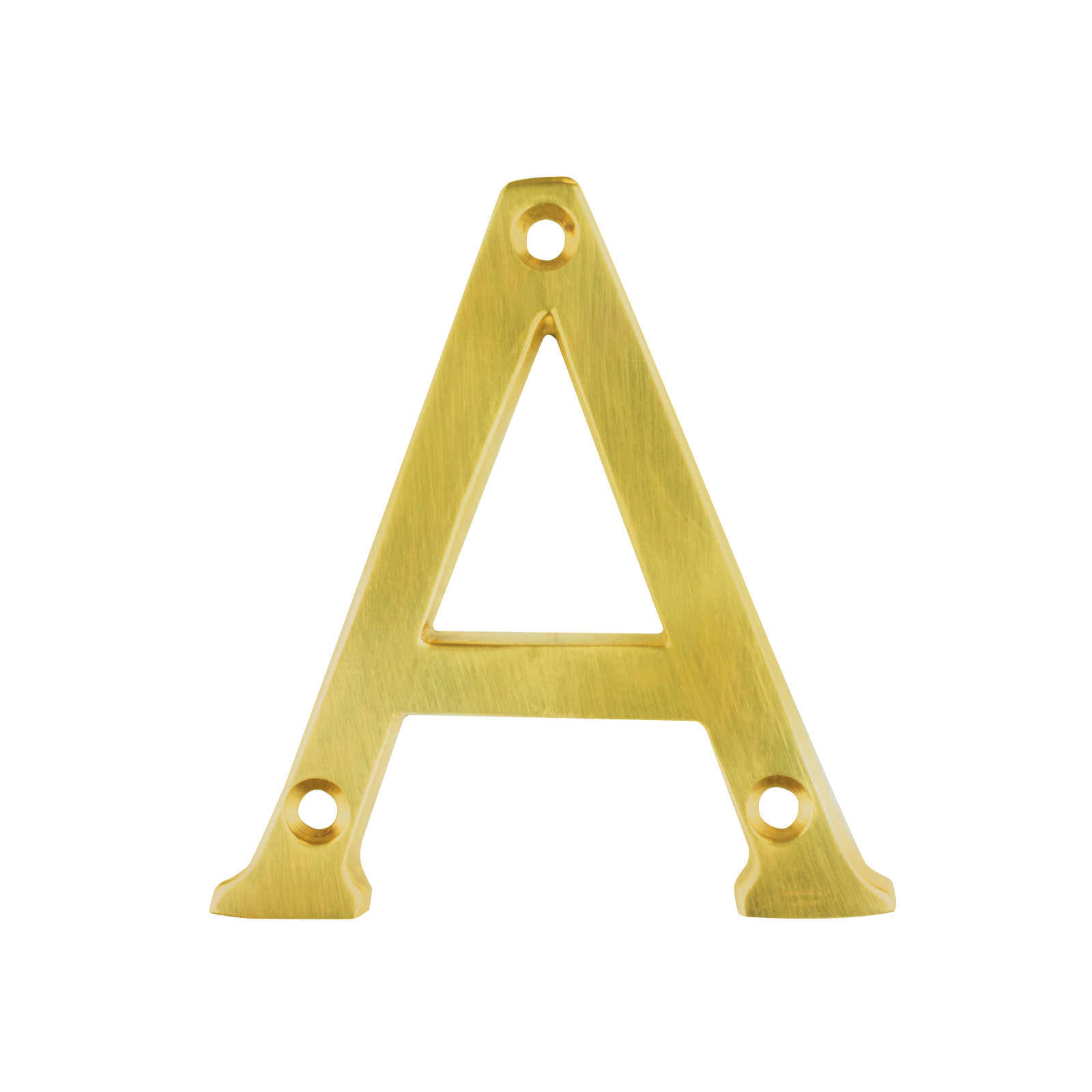 Sandleford Windsor Brass House Letter A 75mm