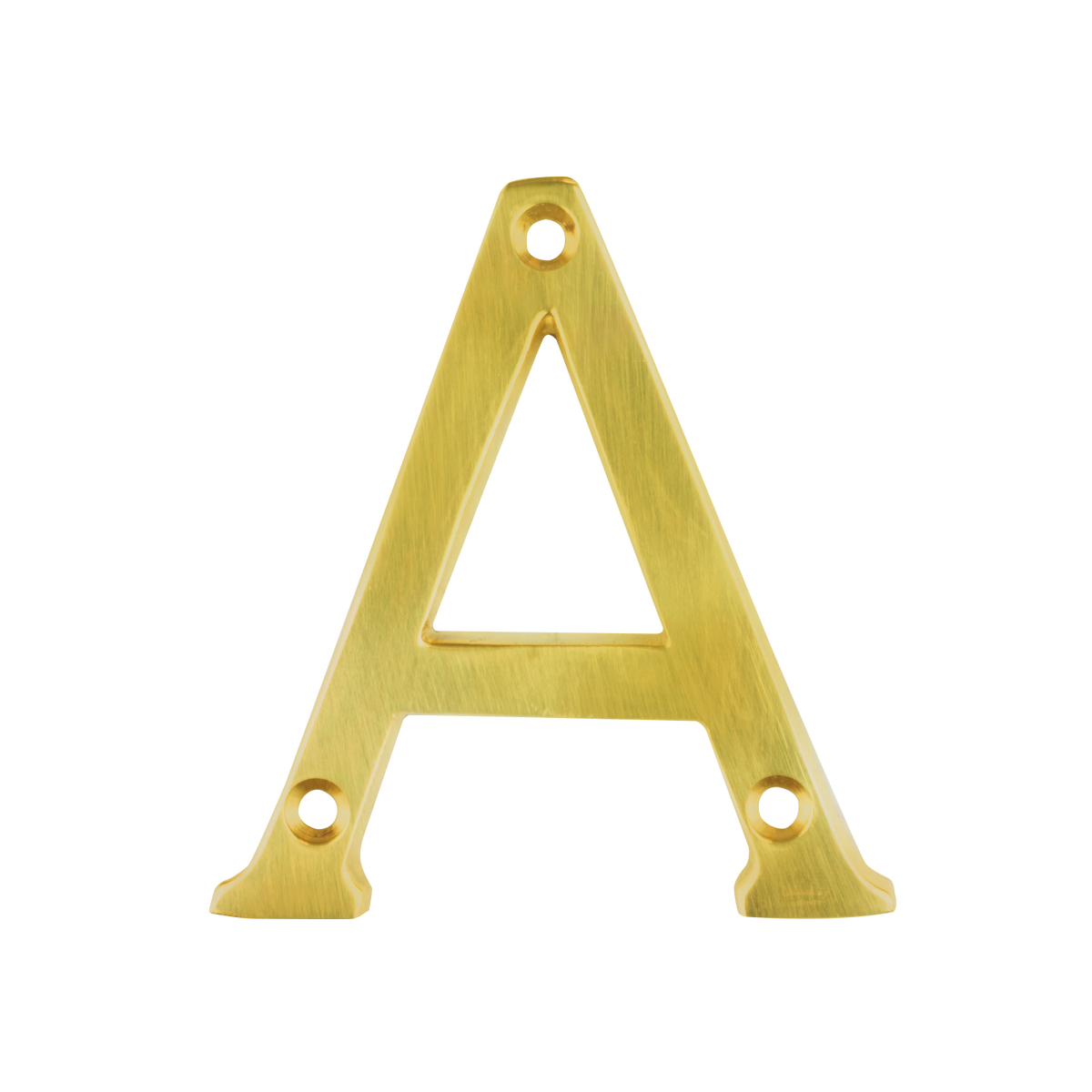 Sandleford Brass Windsor Letter A - 75mm - Solid Brass - Durable - SuperSaverAU - view 1