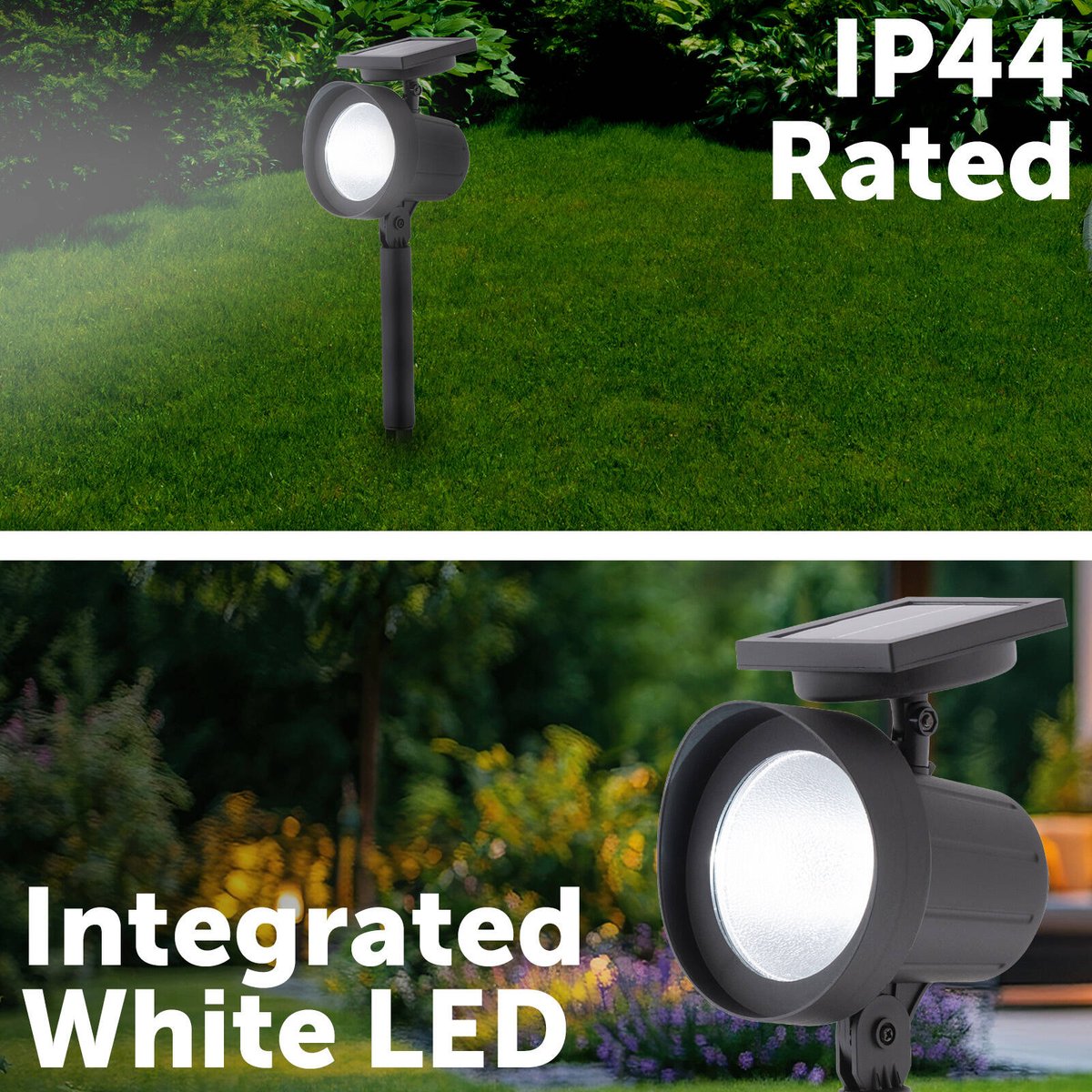 Arlec LED Garden Spot Light - 20 Lumens - Plastic - Solar Powered - SuperSaverAU - view 4