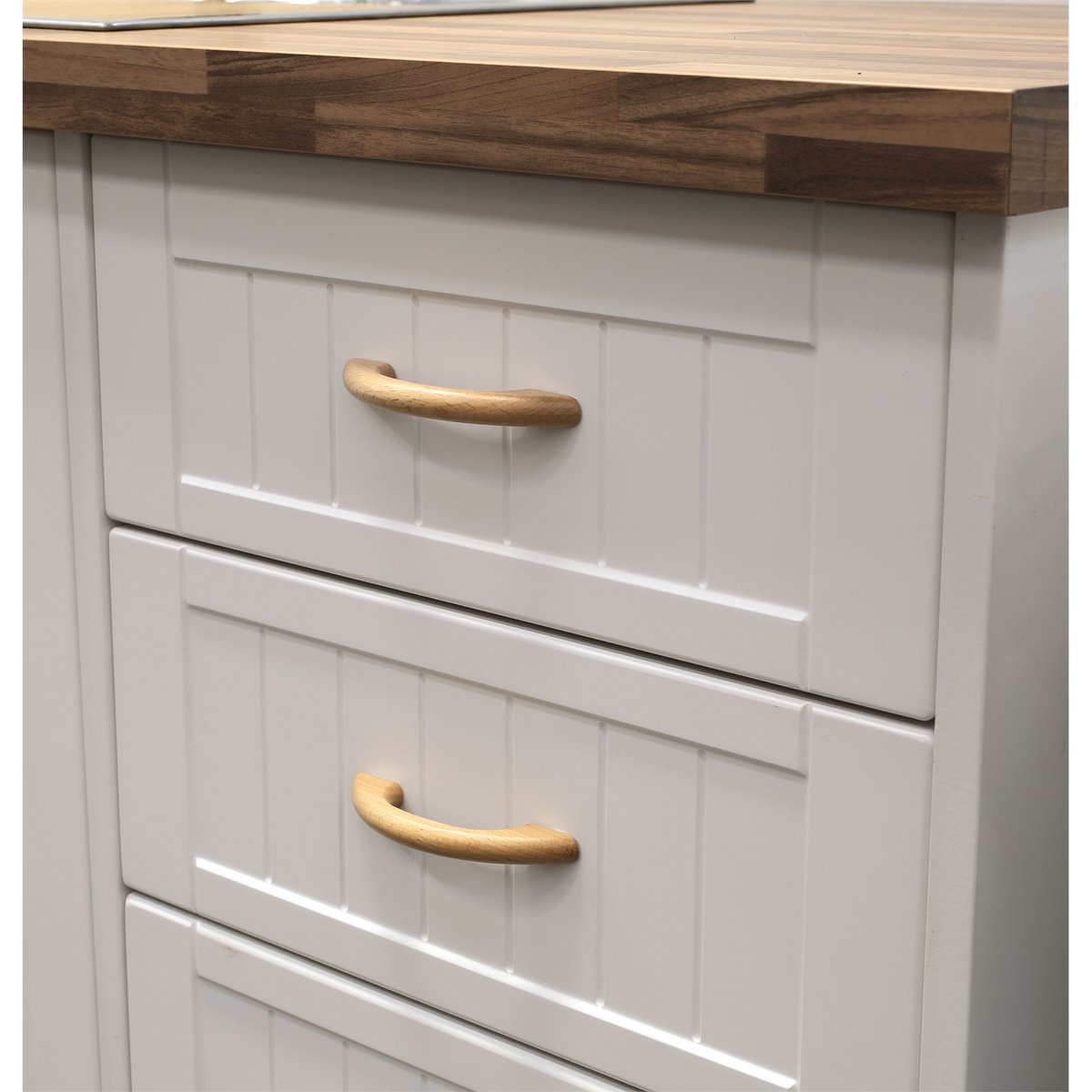 Prestige Beech Raised Bow Handle - 96mm - Oak Timber - Textural Beauty - SuperSaverAU - view 3