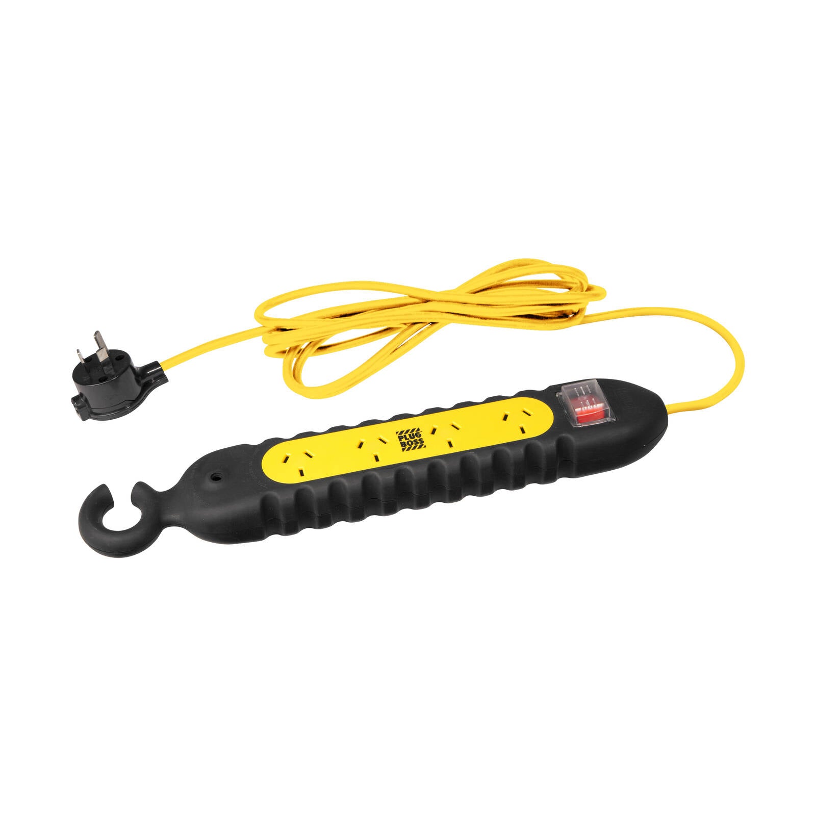 HPM PlusBoss 4 Outlet Heavy Duty Powerboard, 900J Surge Protection, 3m Lead