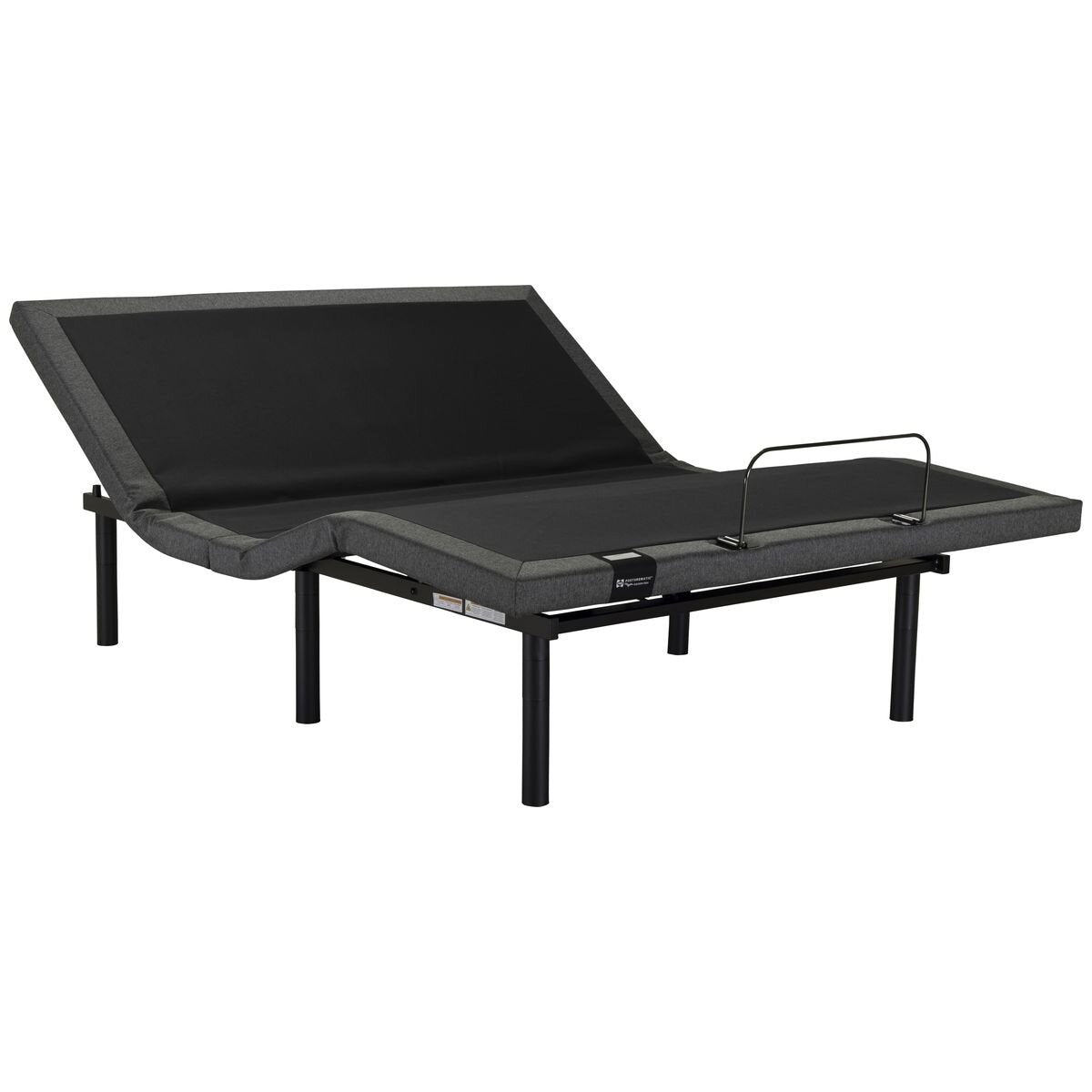 Sealy Element Adjustable Bed Base Queen - Zero G, Anti Snore, Wireless Remote, Charcoal - ELM-ADJ-QUN