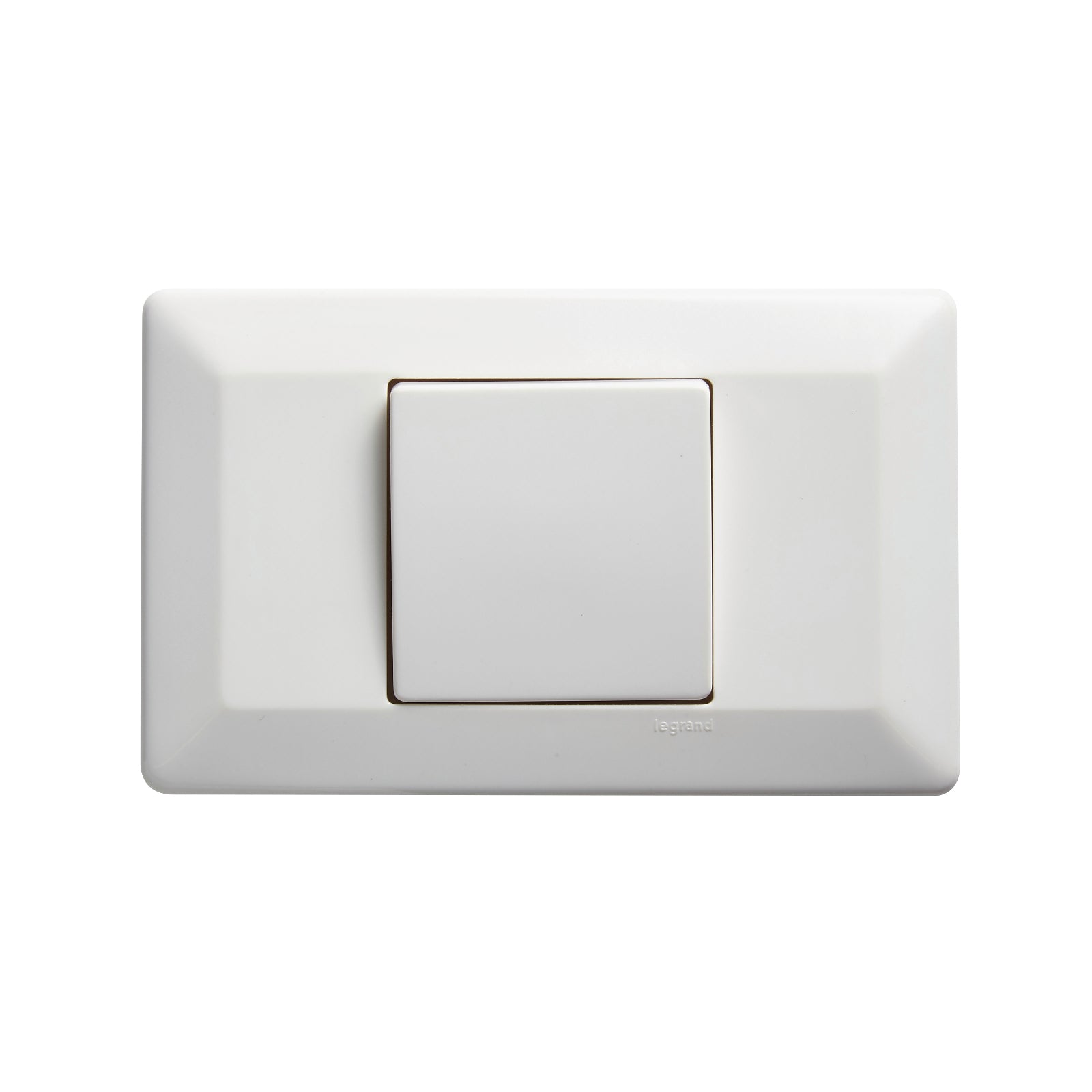 HPM COMO 1 Gang Horizontal Wall Switch, Type C 10A White Indoor CDCM910/1HWE