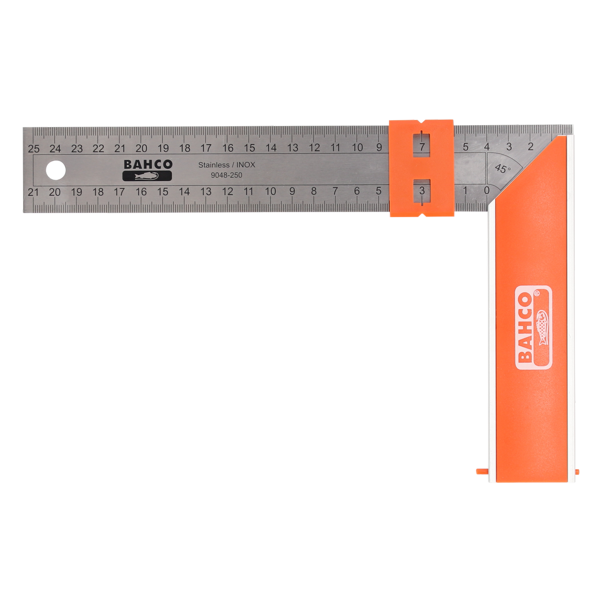 Carpenter Square - Stainless Steel Blade - Sliding Marker - 250 mm - Accurate Measurements - SuperSaverAU - view 2
