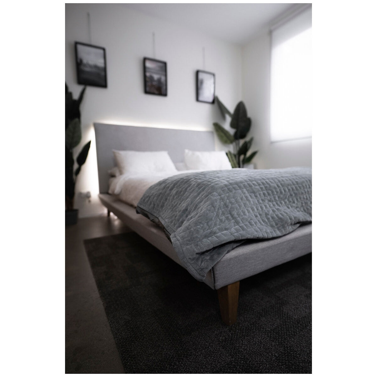 Therapy Child Blanket with Cover - Space Grey 3.2kg - SuperSaverAU - view 3