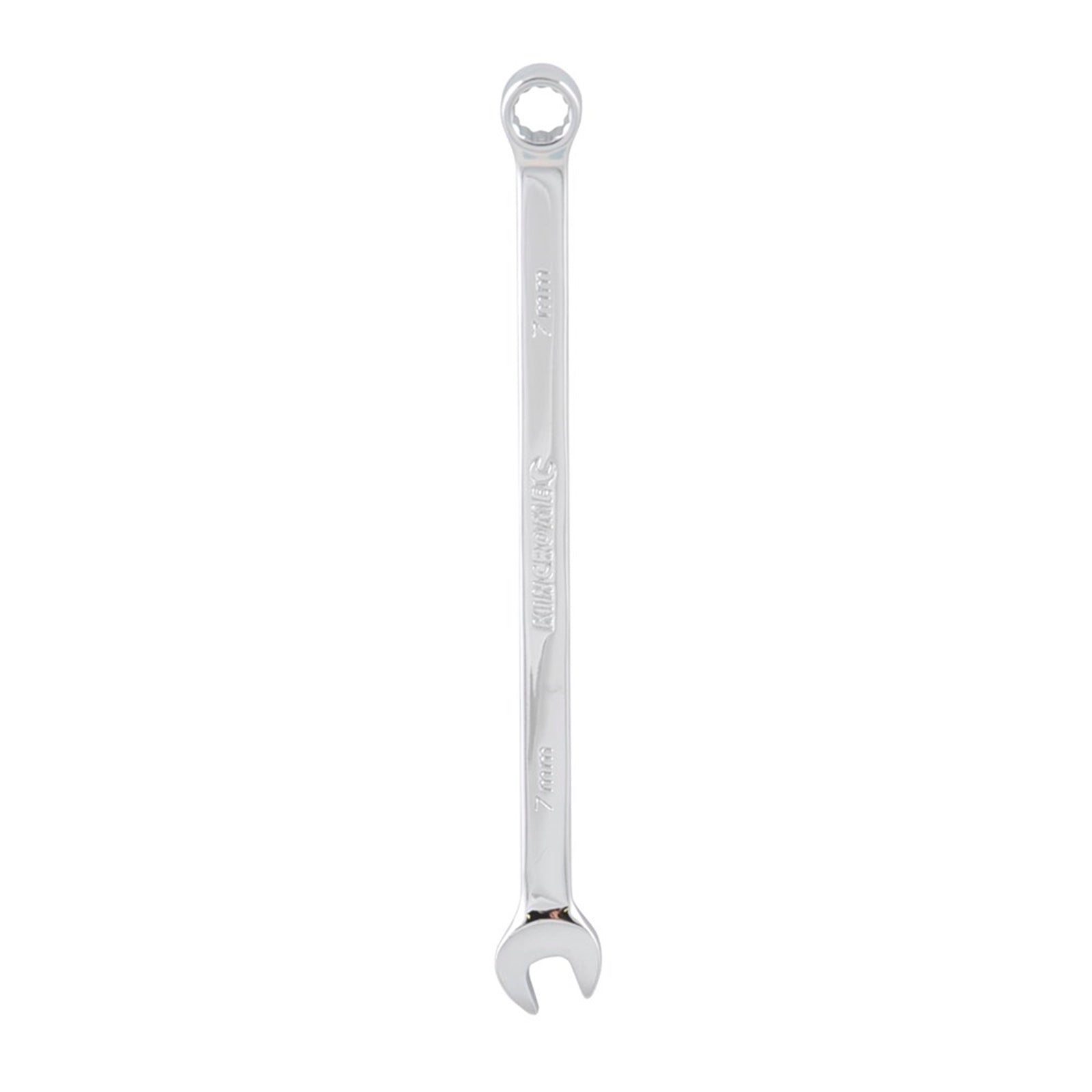 Kincrome 7mm Combination Spanner - 12 Point Chrome Vanadium Steel, 15 Degree Offset