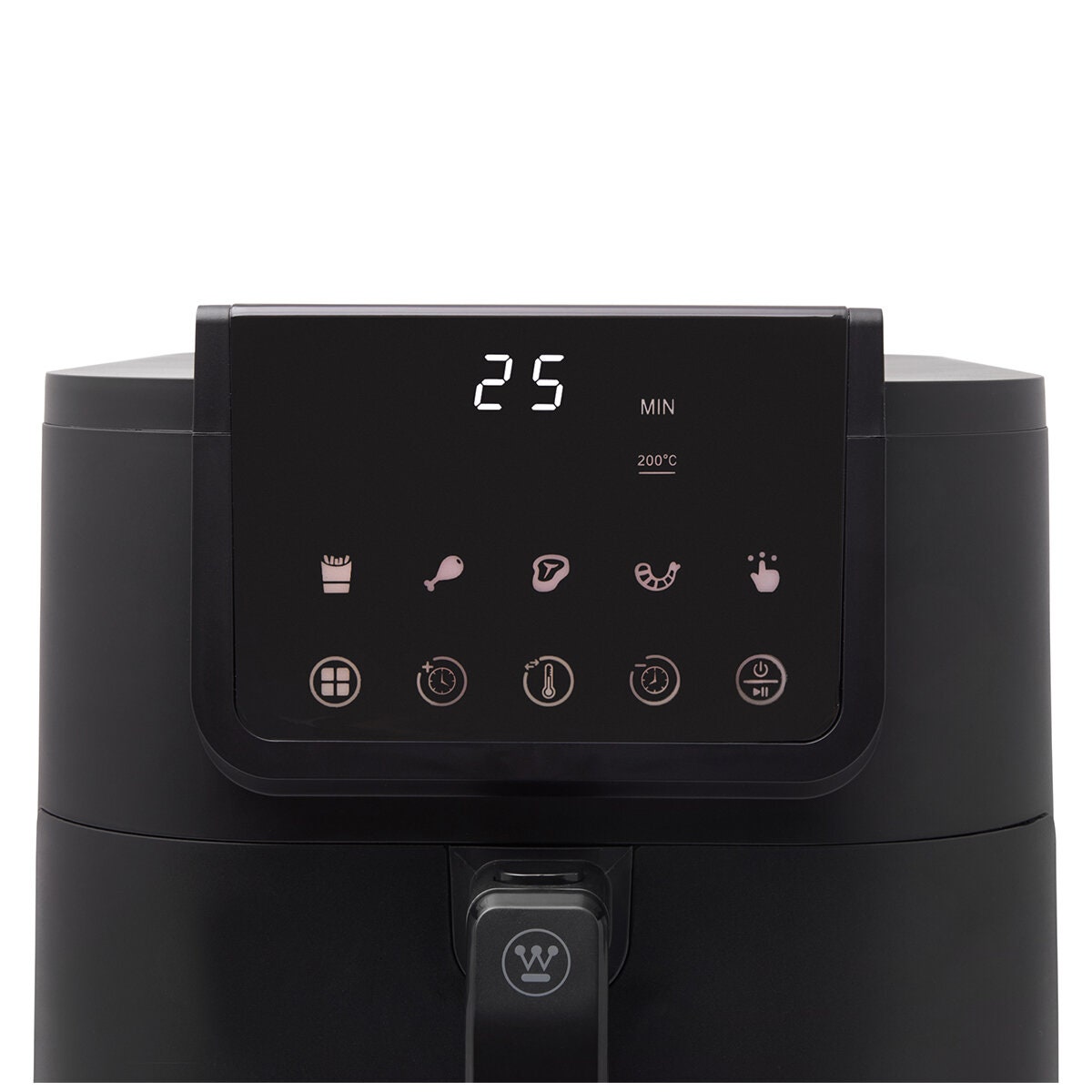 Westinghouse Slimline 8L Air Fryer - Black, Digital Touchscreen, Long-Slot Basket - WHOF09K