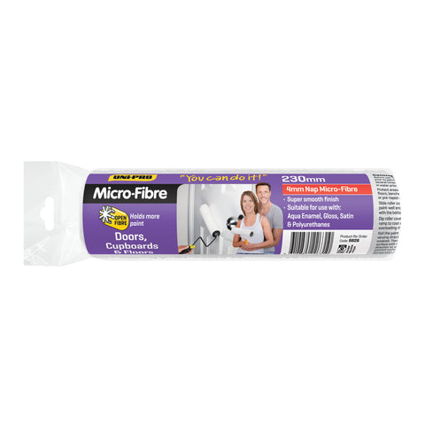 Uni-Pro 230mm You Can Do It Microfibre Roller Cover 4mm Nap