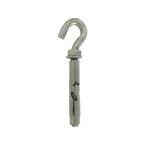 Macsim Masonbolt Hook Head - 10 x 70mm - 5.8 Grade Steel - Galvanised - 2 Pack - SuperSaverAU - view 1