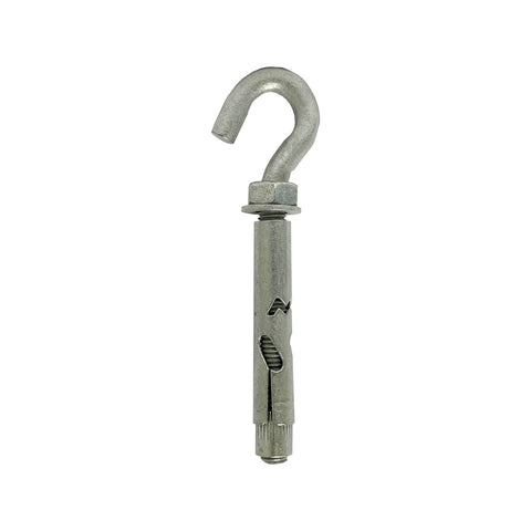 Macsim 10 x 70mm Galvanised Masonbolt Hook Head - 2 Pack