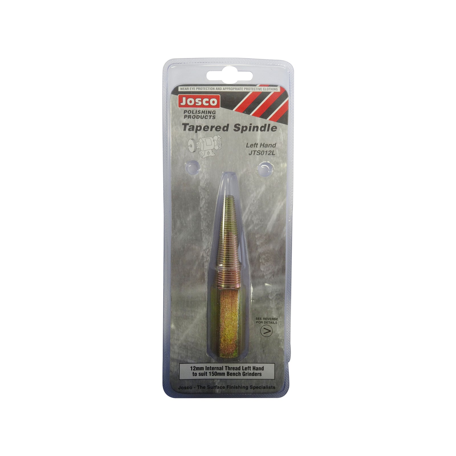 Josco 12mm Left Hand Tapered Spindle