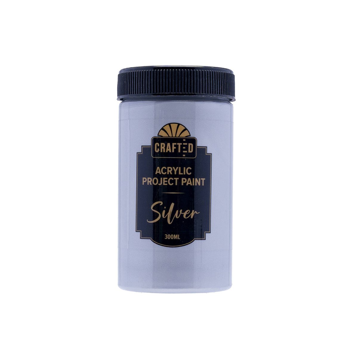 Crafted 300ml Silver Project Paint