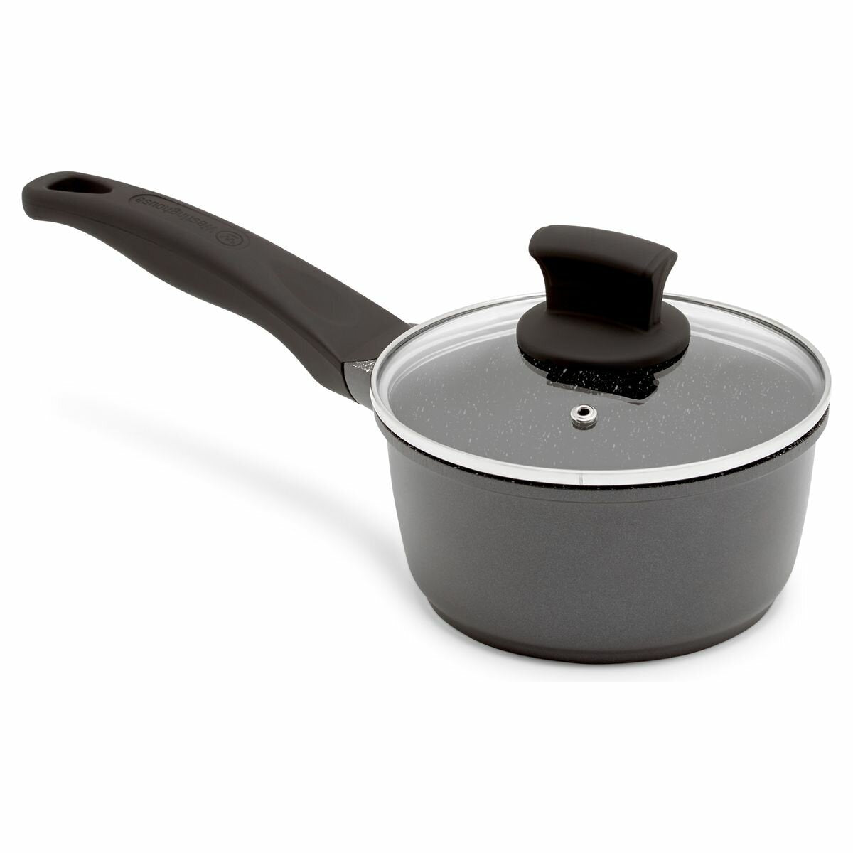 Westinghouse Five Piece Non-Stick Pot and Pan Set - Aluminium, Glass Lids, Induction Base - WH5P02AL