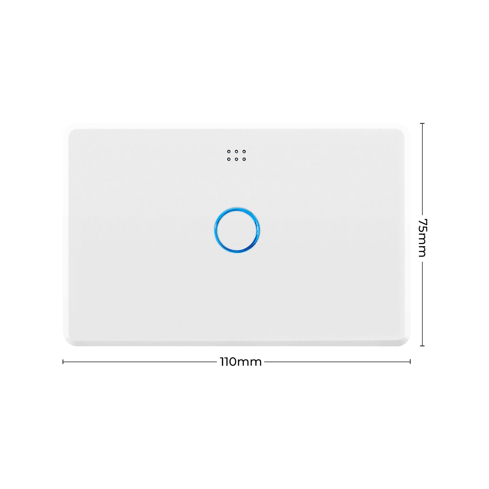 DETA Grid Connect Smart Single Gang Touch Light Switch 240V White 6911HA