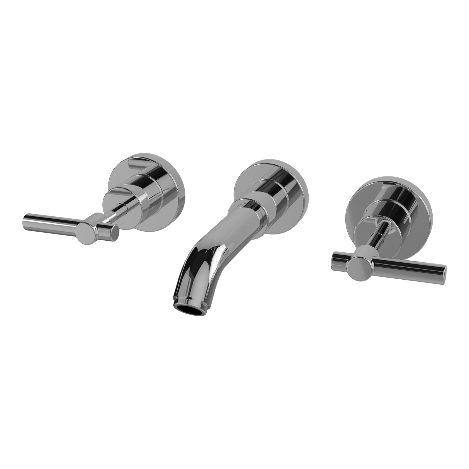 Ezyfix Modern Lever Bath Set - Chrome, Lead Free, WELS 5 Star 5.5L/min