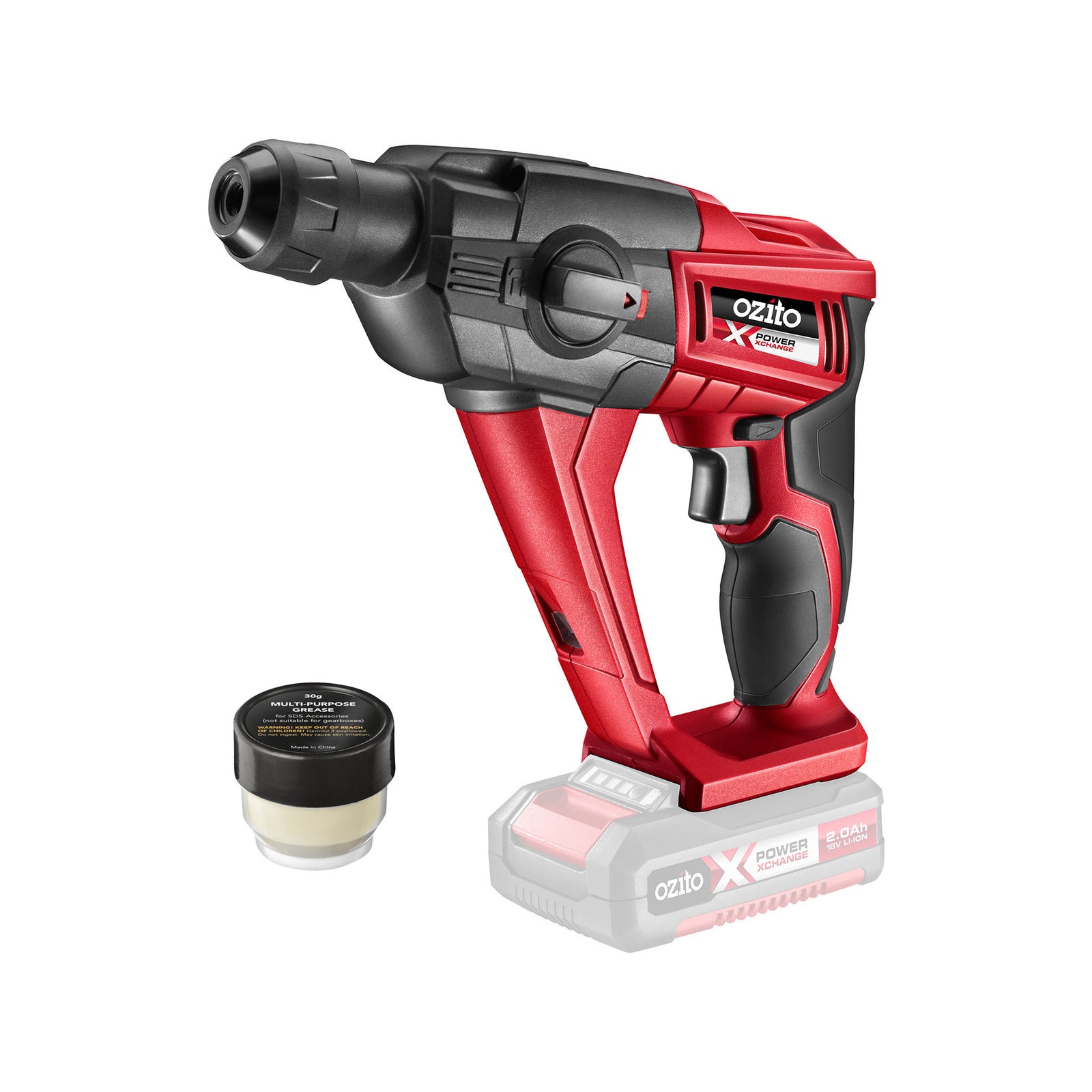 Ozito PXC 18V Cordless Rotary Hammer Drill - Skin Only PXRHS-300