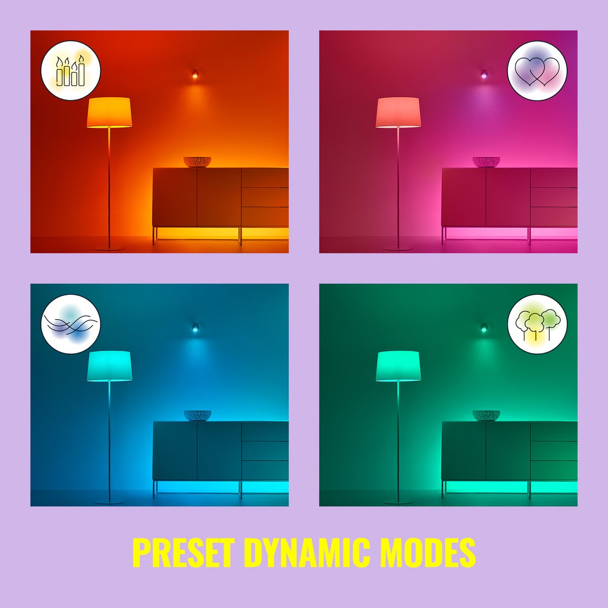 Wiz A60 B22 LED Smart Globe - 8W - 806lm - Full Colour - App Controlled - SuperSaverAU - view 4