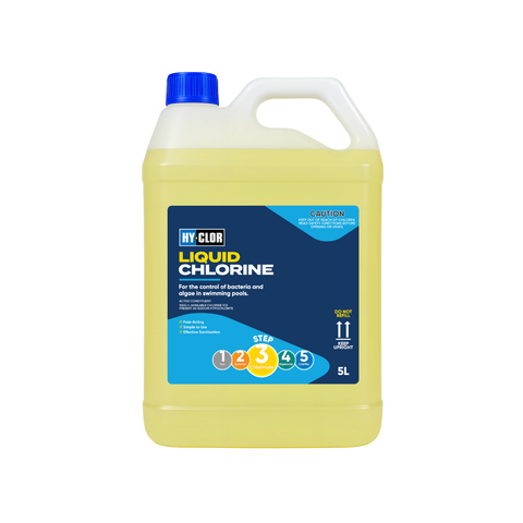 Hy-Clor 5L Liquid Chlorine Pool Sanitiser