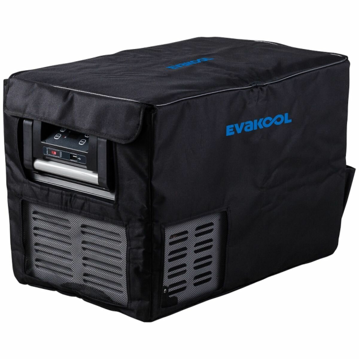 EvaKool 65L Travelmate fridge/freezer protective cover - black finish, 1 Year warranty - TMX65-CVR