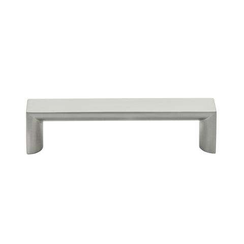 Prestige 96mm Brushed Nickel Half Round and Square Handle - Zinc Alloy, Cabinet