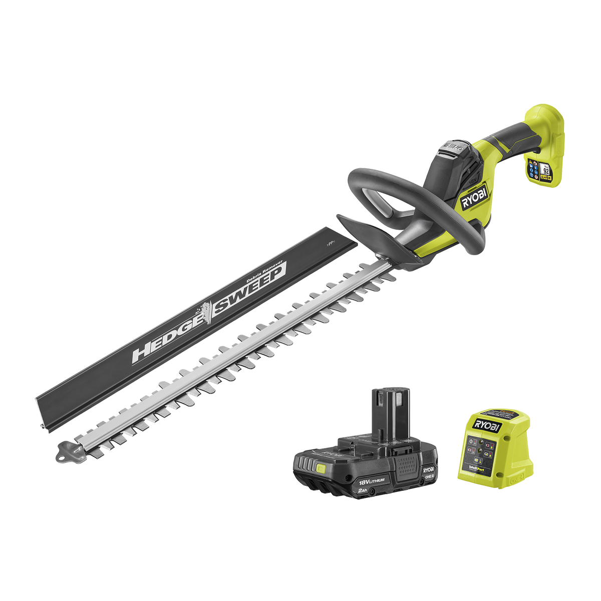 Ryobi 18V ONE+ 50cm Hedge Trimmer 2.0Ah Battery & Charger Kit R18HTR42