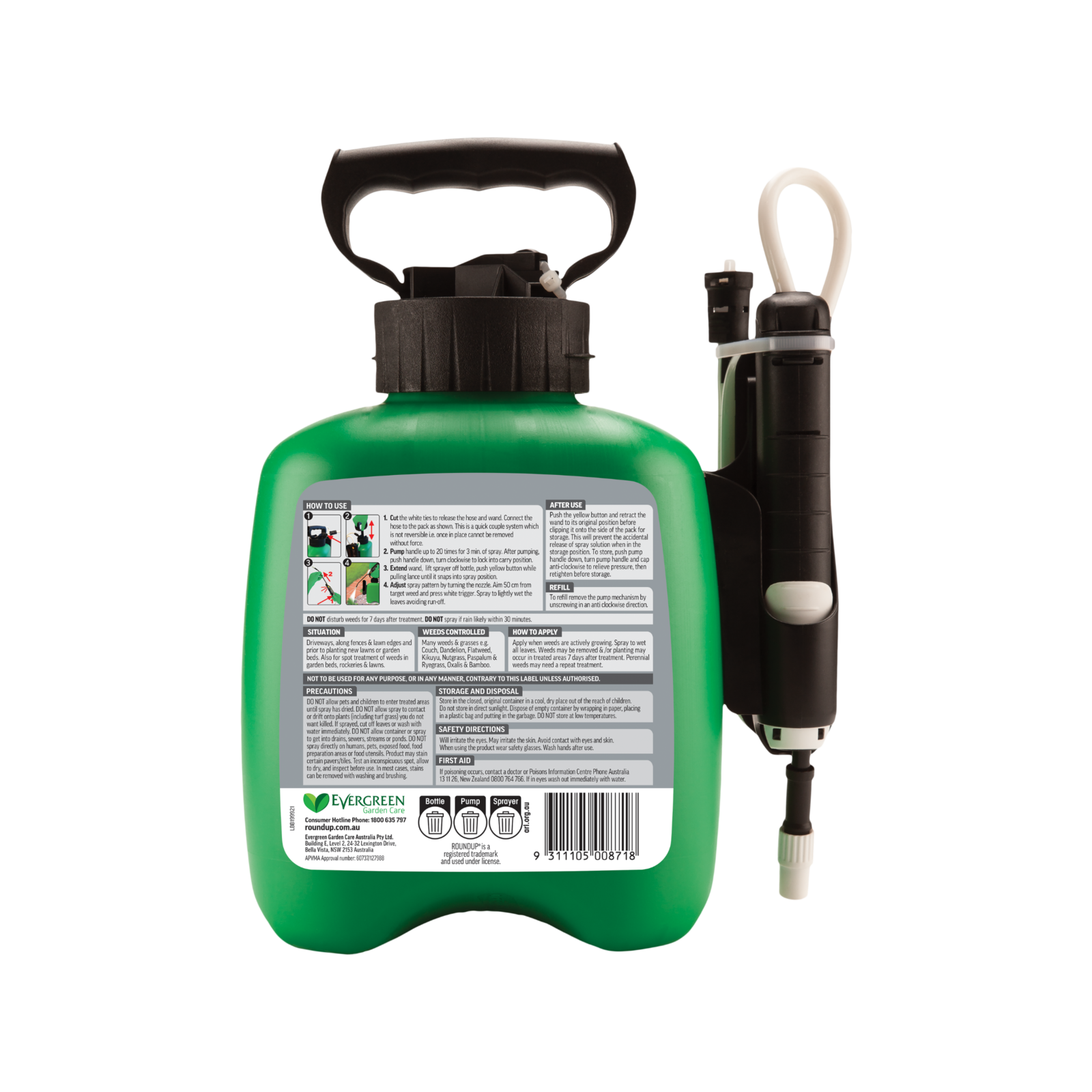 Roundup Path Fast Action Ready to Use Weedkiller 2.5L