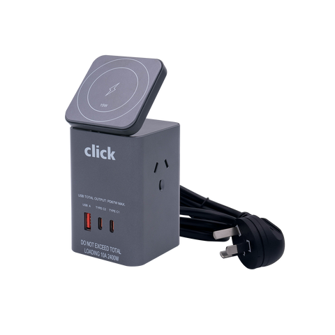 Click Power Station with PD67W USB Charger and 15W Wireless Charger CWPS2PD65