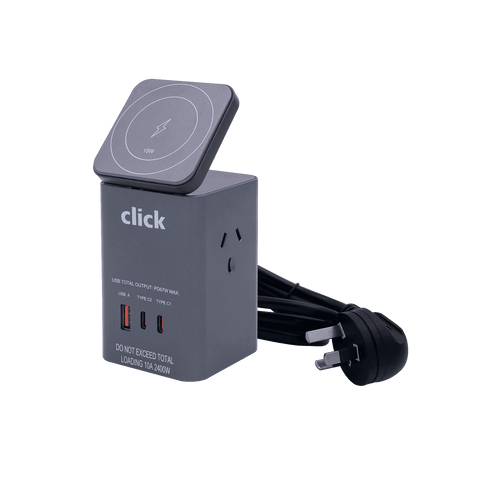 Click Power Station with PD67W USB Charger and 15W Wireless Charger CWPS2PD65