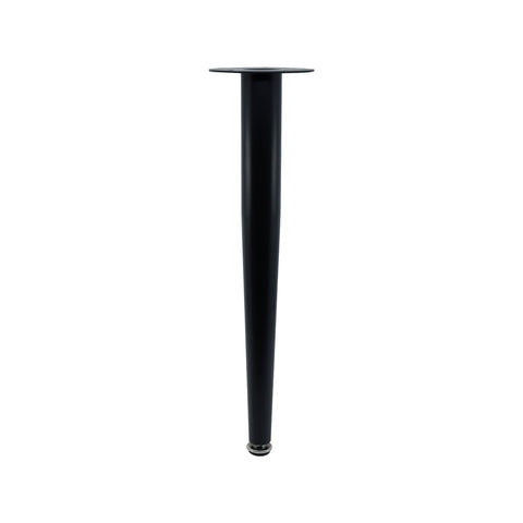 Adoored 400mm Black Tapered Metal Furniture Leg