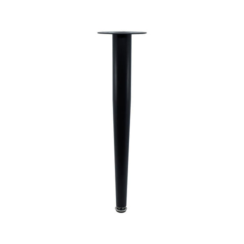 Adoored 400mm Black Tapered Metal Leg - Steel - Easy Installation - Durable - SuperSaverAU - view 1