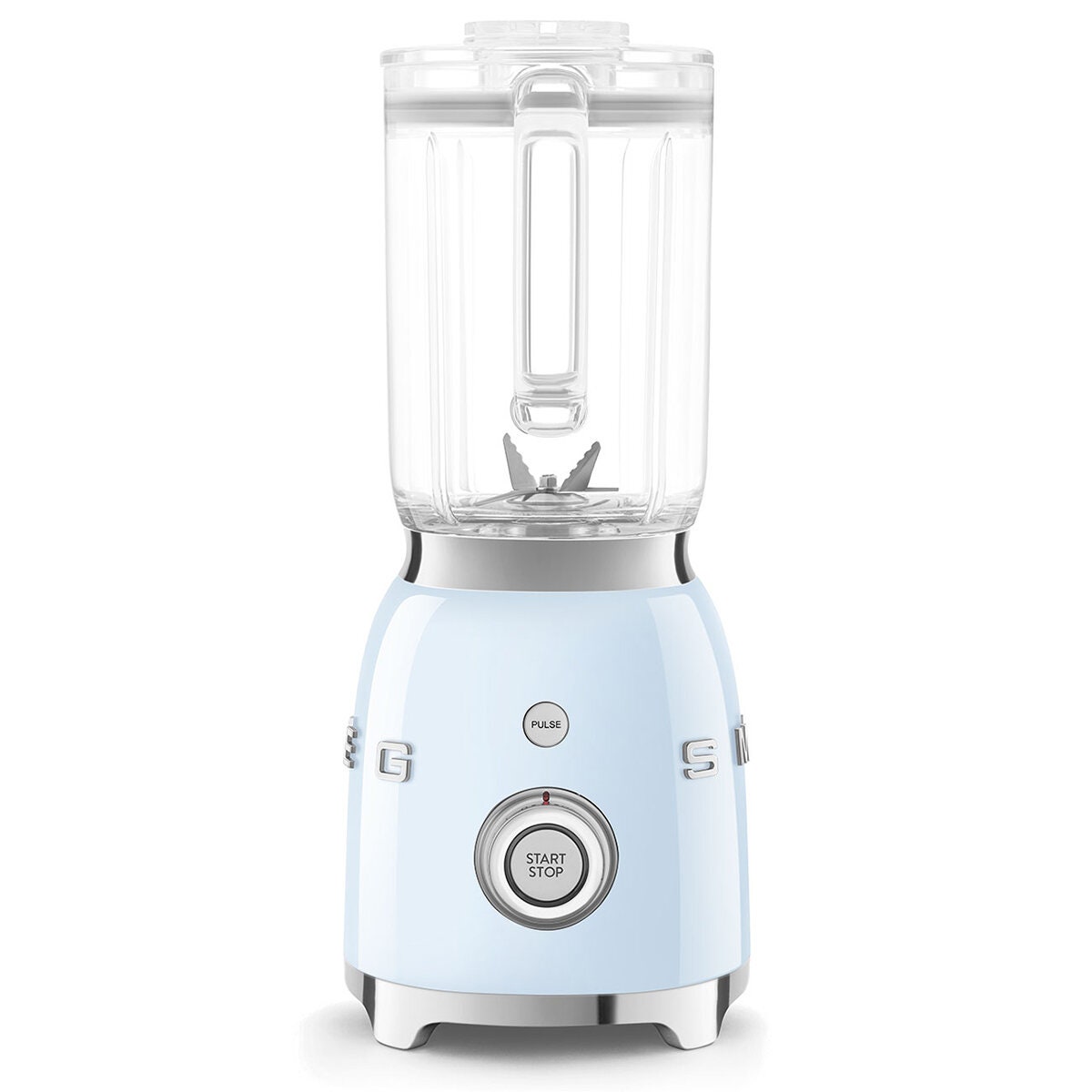 Smeg 50s Style Retro Bench Blender 1.5L - Pastel Blue - 800W Motor, 4 Preset Programs - BLF03PBAU