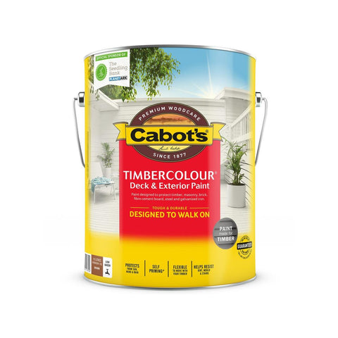 Cabot S 10L Brown Timbercolour Deck and Exterior Paint - SuperSaverAU - view 1