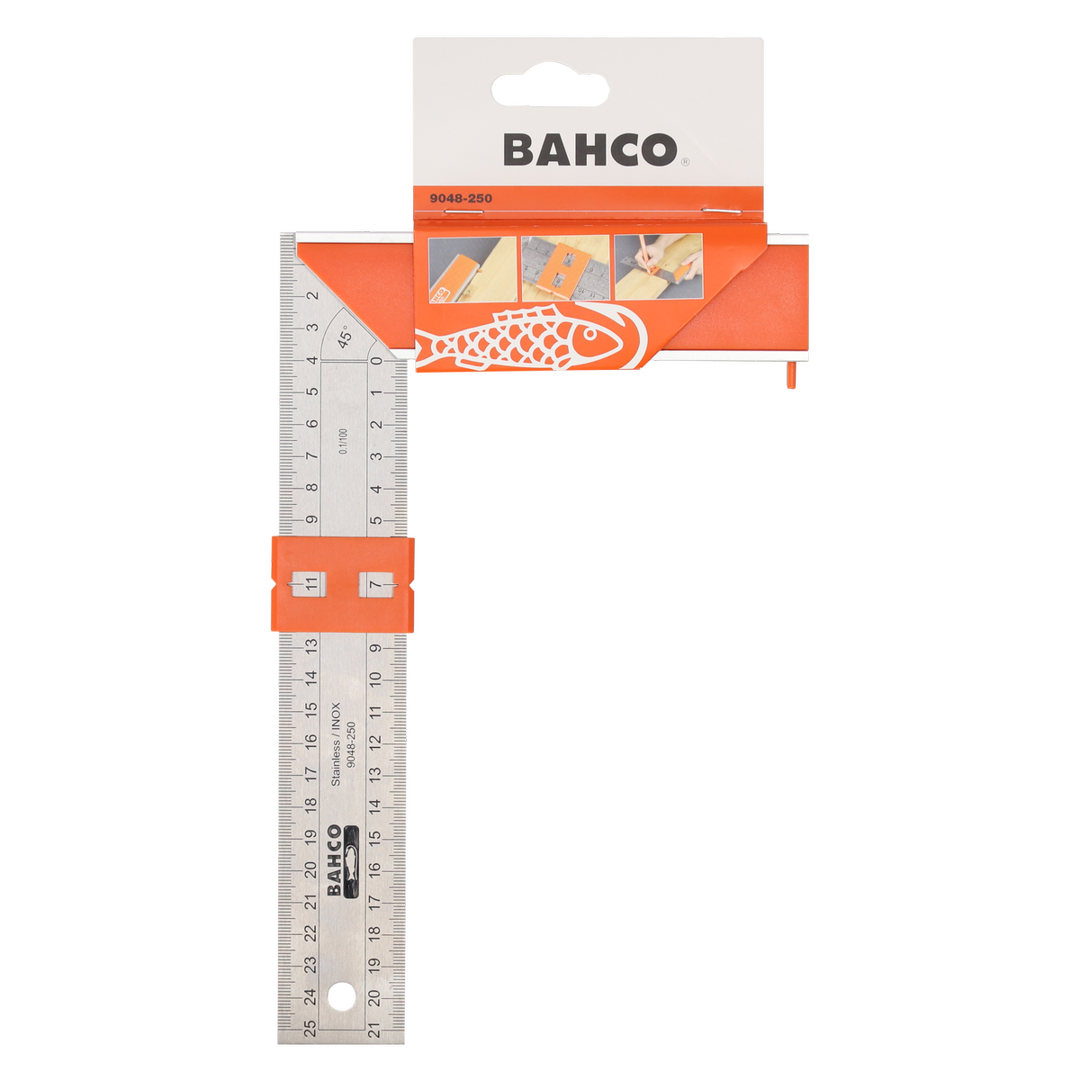 Carpenter Square - Stainless Steel Blade - Sliding Marker - 250 mm - Accurate Measurements - SuperSaverAU - view 5