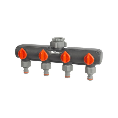 Pope 4 Way Tap Outlet - 4 Snap-On Outlets - 275mm x 140mm x 75mm - SuperSaverAU - view 1