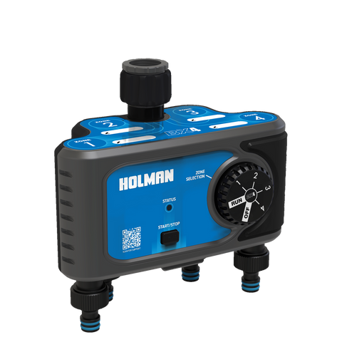 Holman bx4 4x Outlet Bluetooth Tap Timer - 118mm x 192mm x 215mm - Efficient Watering Control - SuperSaverAU - view 1