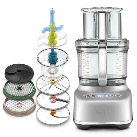 Breville the Paradice 16 food processor - Paradice Kit, 900W, brushed stainless steel - BFP838BSS