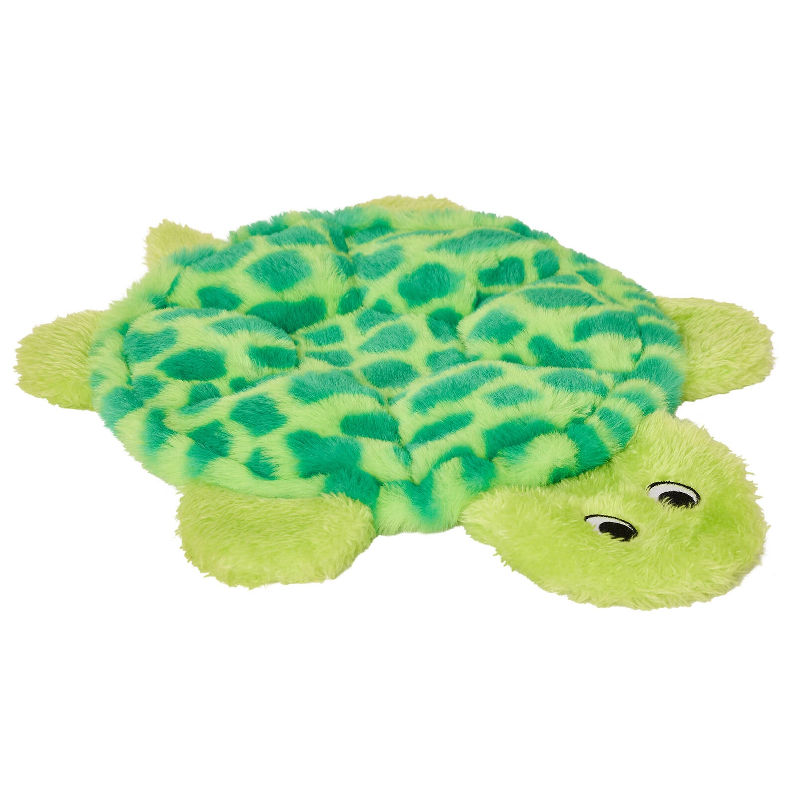 Happy Tails Multi-Squeaker Turtle Plush Dog Toy Soft Polyester