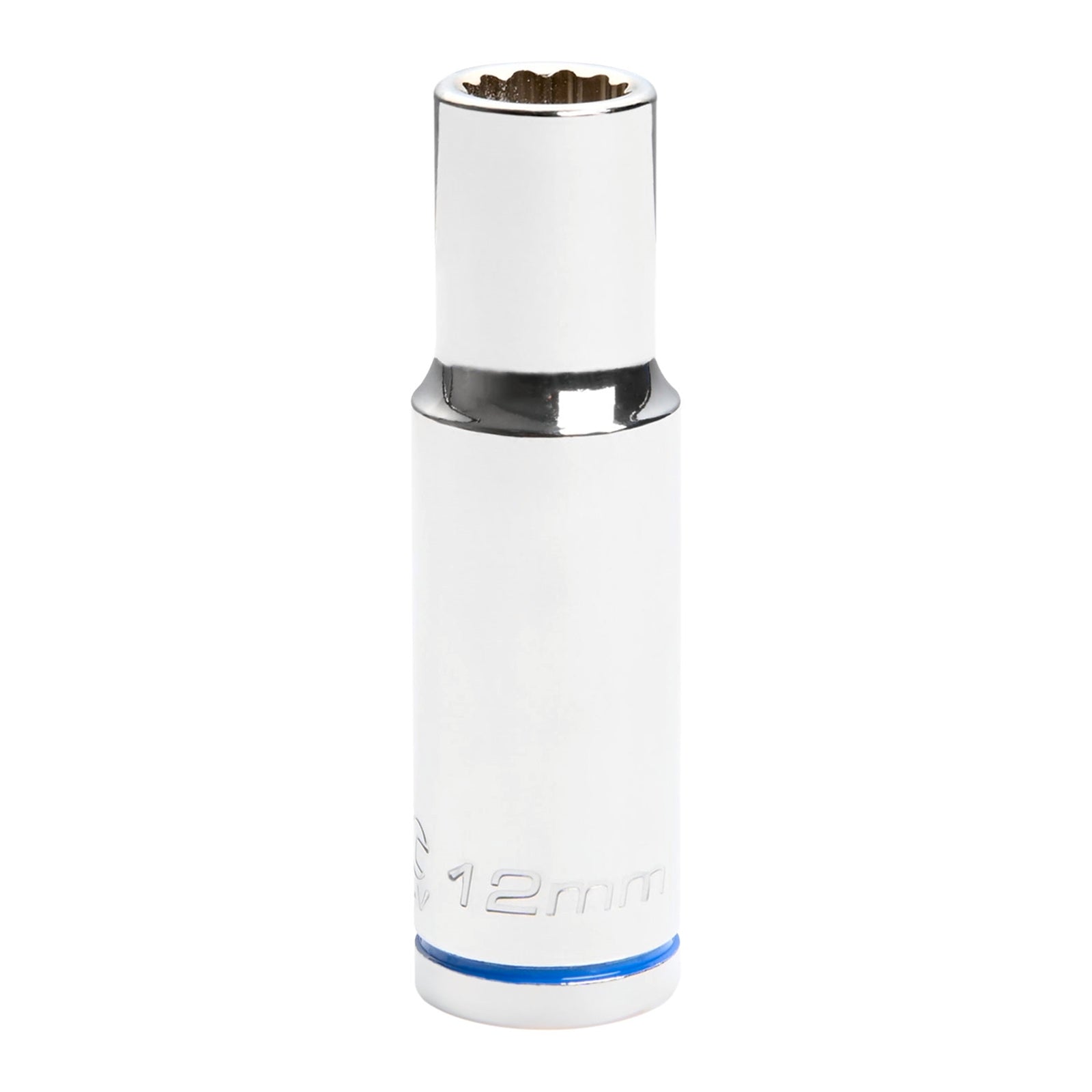 Kincrome 12mm 1/2" Drive Deep Socket, Chrome Vanadium Steel, 12 Point, Rust Resistant