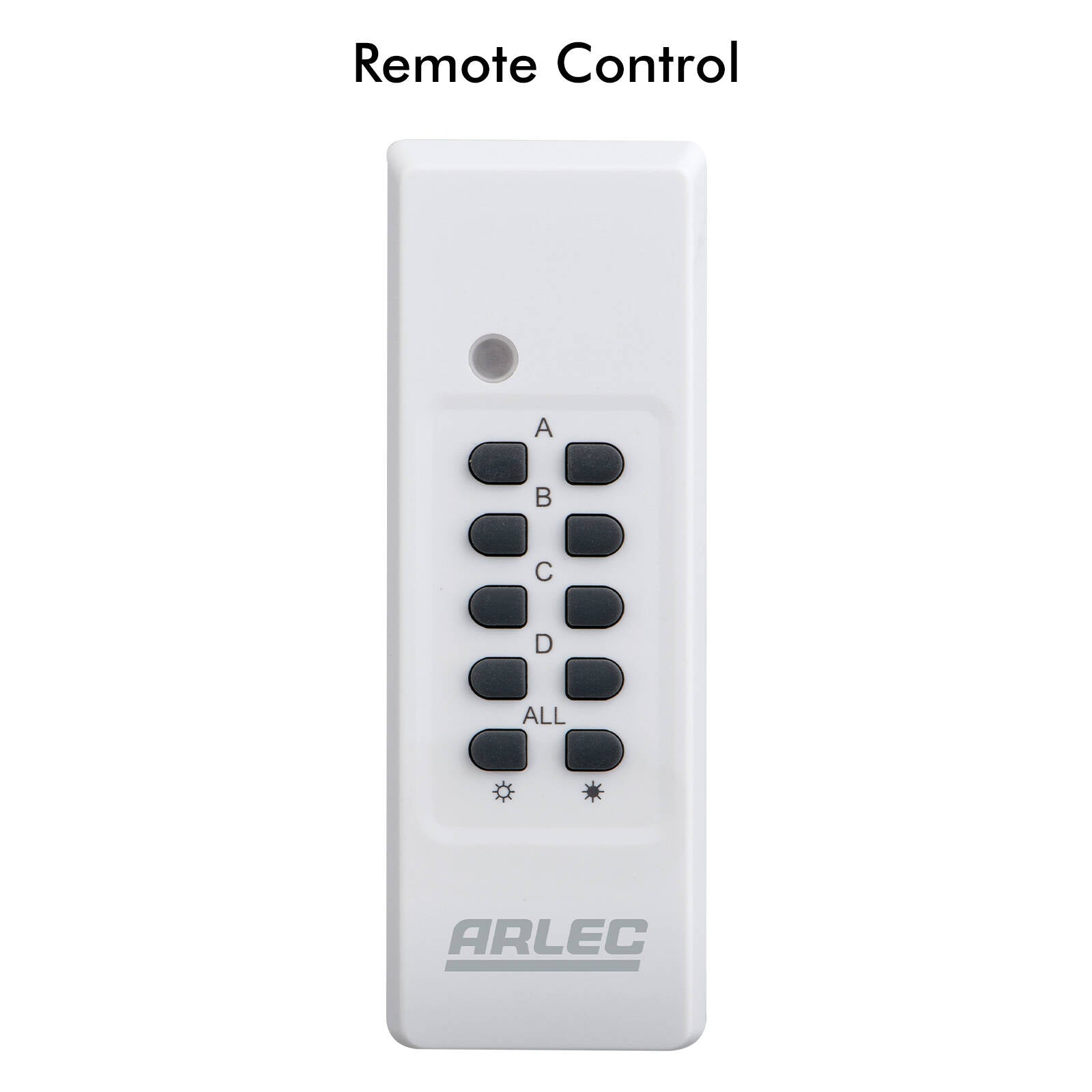 Arlec Remote Controlled Power Outlet Wireless Polycarbonate RC210