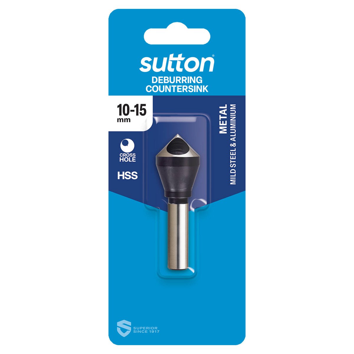 Sutton Tools 10-15mm HSS Blue Deburring Tool