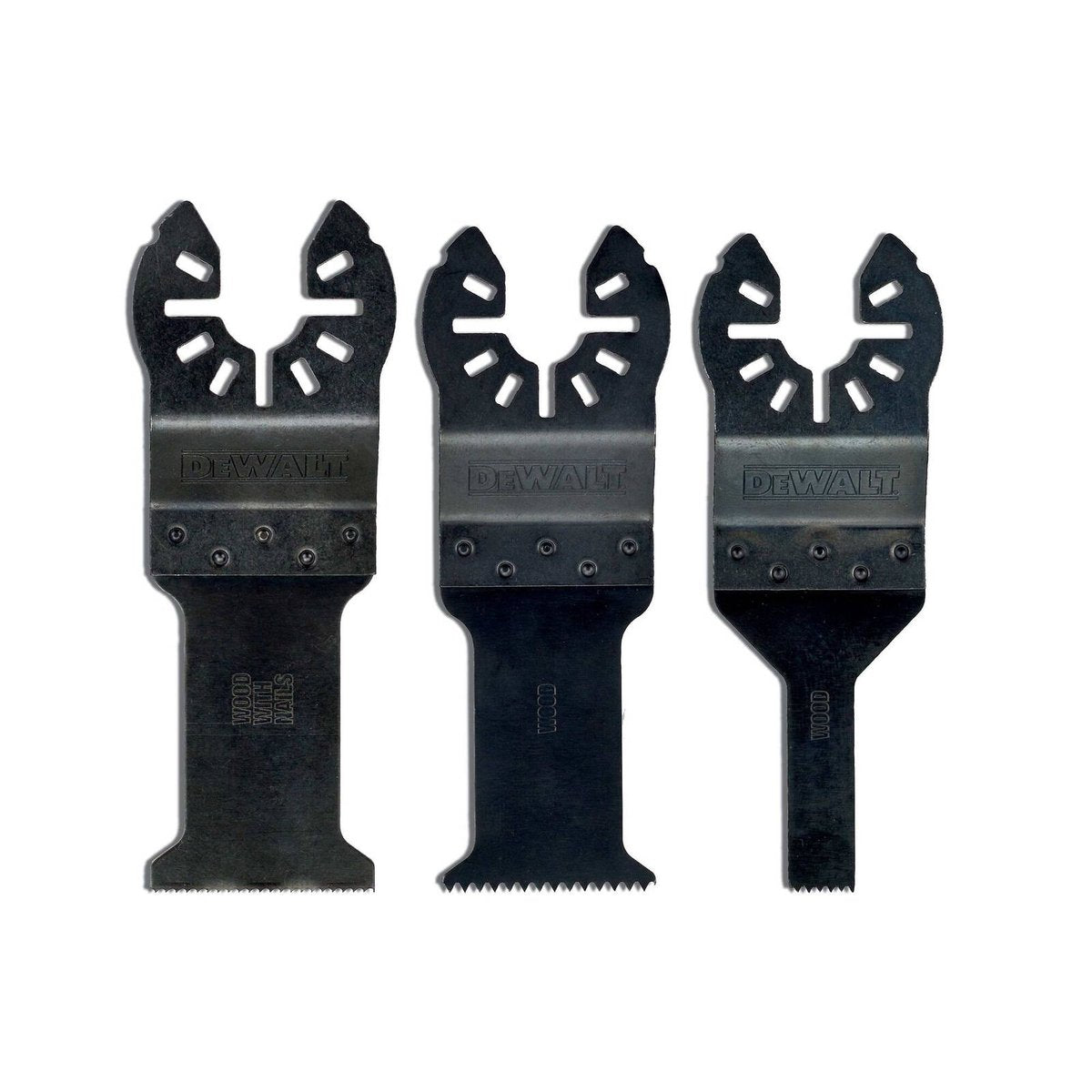 DeWALT Oscillating Multi-Tool Wood & Nails Saw Blade 3pc Set DT20713-QZ