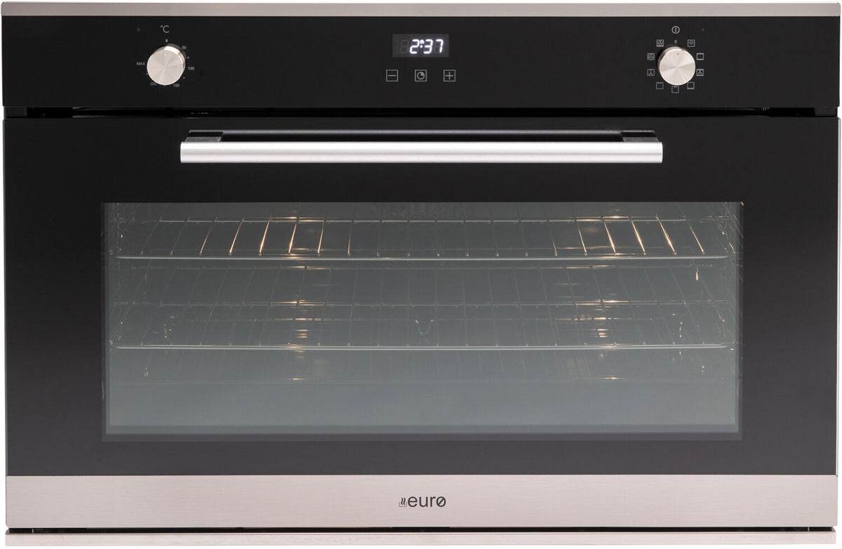Euro Appliances 90cm electric built-in oven - 109L, 9 functions, triple-glazed door - EO9060EMX
