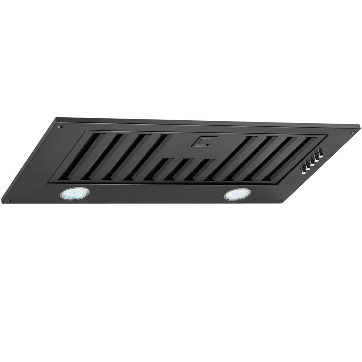 Schweigen 52cm Matte Black Undermount Rangehood - Push Button Controls, 1080m³/h - WINU-6B