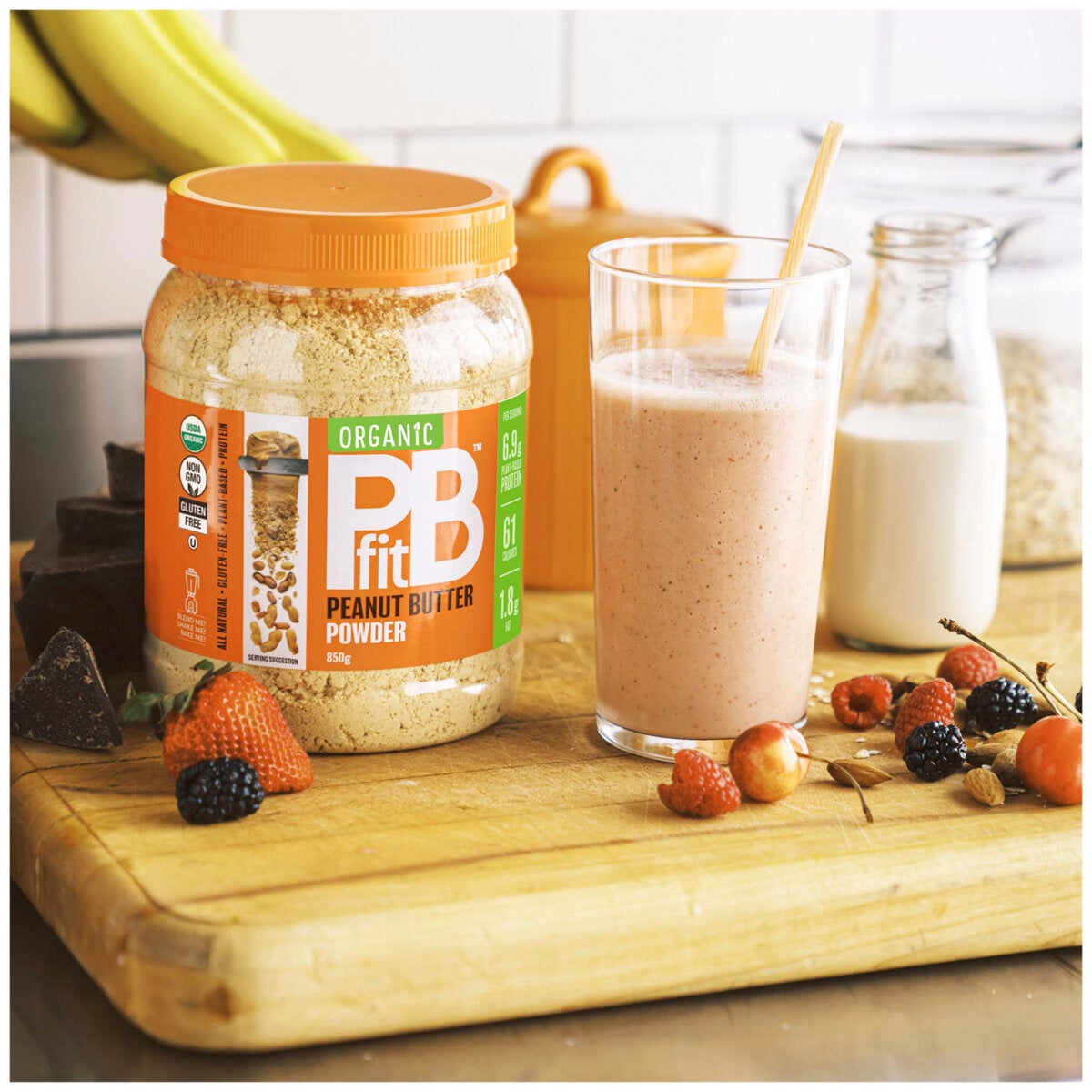 PBfit Vegan Peanut Butter Powder 2 x 850g Organic Protein — image 3