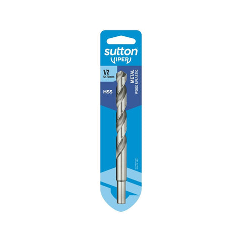 Sutton Tools 1/2" Viper Jobber Drill Bit - M2 HSS - 152mm Length - Fast Drilling - SuperSaverAU - view 1