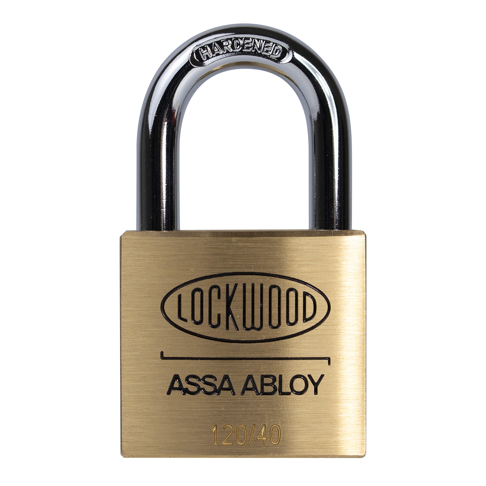 Lockwood 40mm Solid Brass General Purpose Padlock, 2 Pack, Double Locking