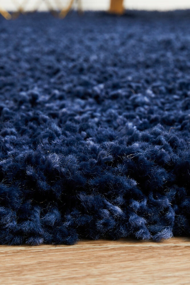 Rug Culture Laguna small denim rug 170x120cm - power loomed polypropylene, 40mm pile - LGN-DENIM-170X120