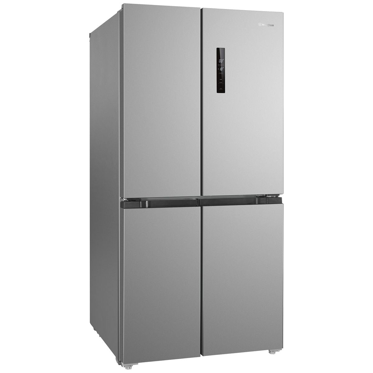 Westinghouse 496L French Door Refrigerator - Silver, Inverter Compressor, 4 Star Energy Rating - WQE4900AA