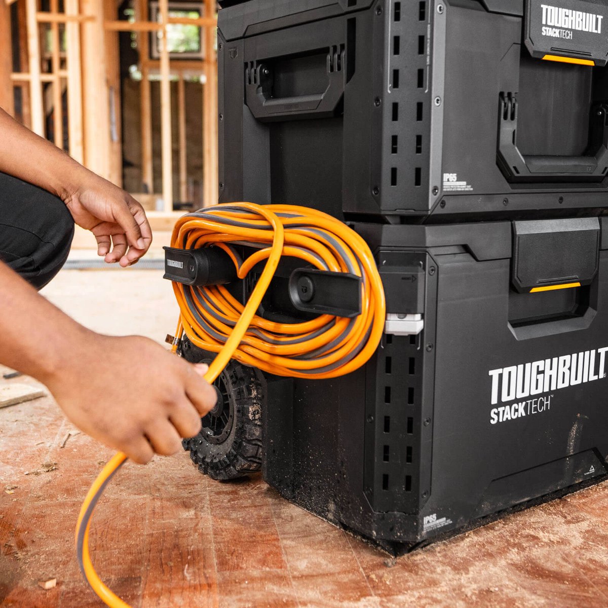 ToughBuilt StackTech Cord Wrap - Side & Front Mount Cord Organiser