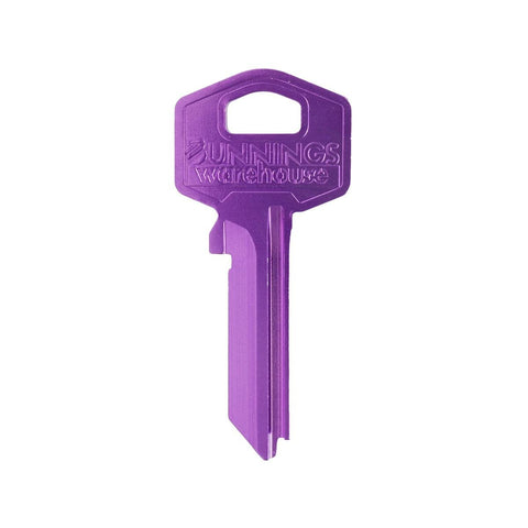EHI TE2-GR10 Purple Blank Key 54mm Aluminium Titanium Alloy